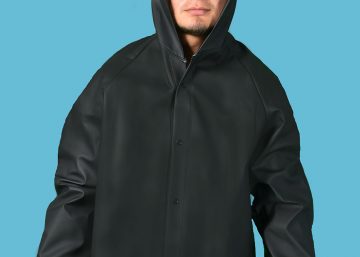 chaqueta impermeable termo sellado pvc cadera