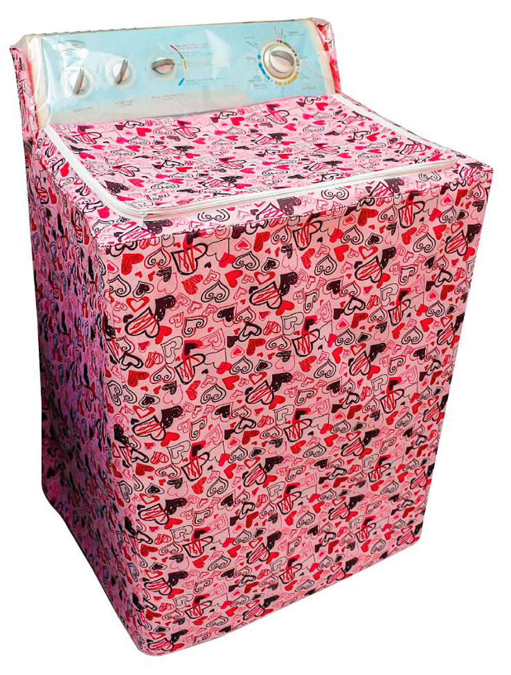 protector lavadora grande estampada